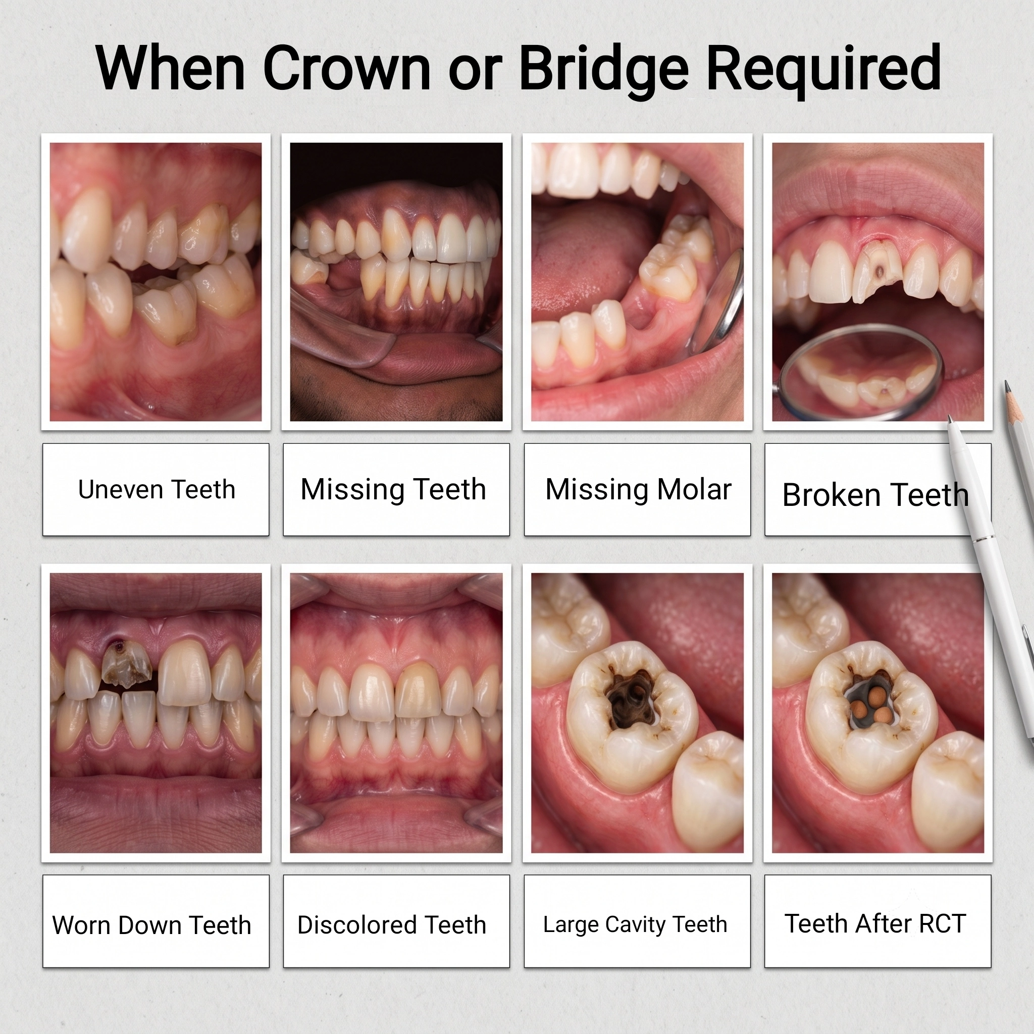 When Teeth Crown Needed